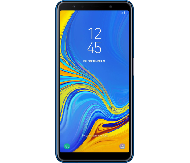 Samsung Galaxy A7 A750F 2018 4/64GB LTE FHD+ Niebieski - 451430 - zdjęcie 3